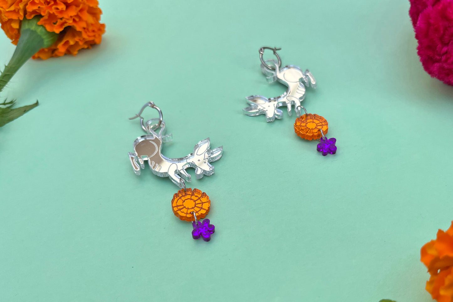 Xoloitzcuintles Mini Hoop Earrings