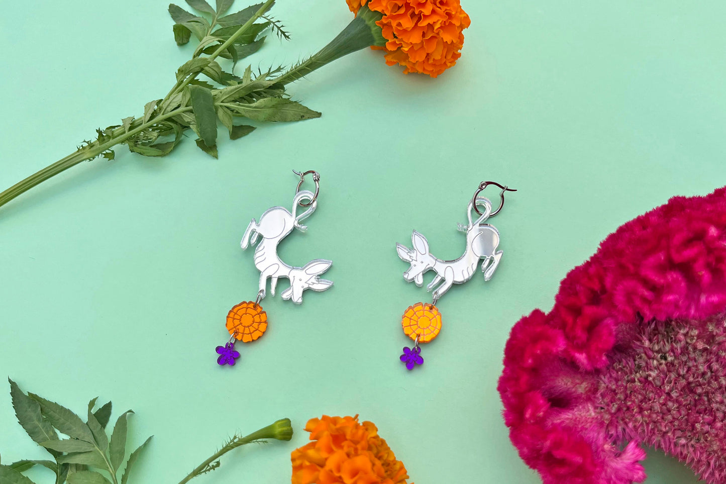 Xoloitzcuintles Mini Hoop Earrings