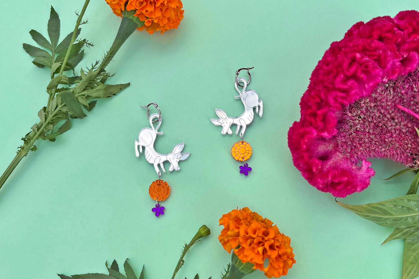 Xoloitzcuintles Mini Hoop Earrings