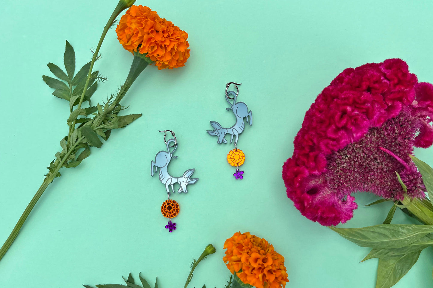 Xoloitzcuintles Mini Hoop Earrings