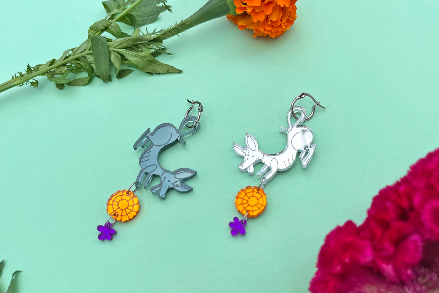 Xoloitzcuintles Mini Hoop Earrings
