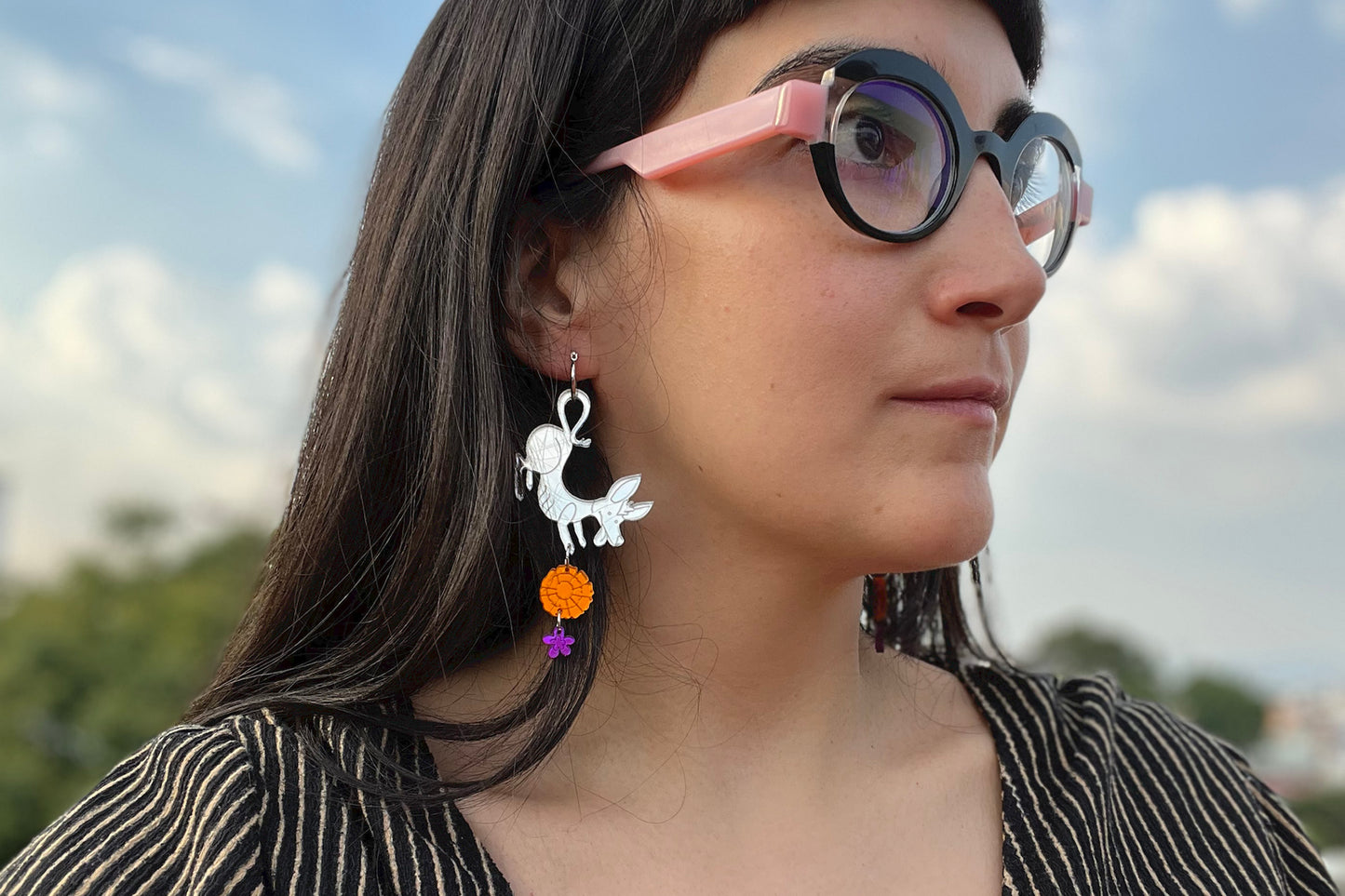 Xoloitzcuintles Mini Hoop Earrings