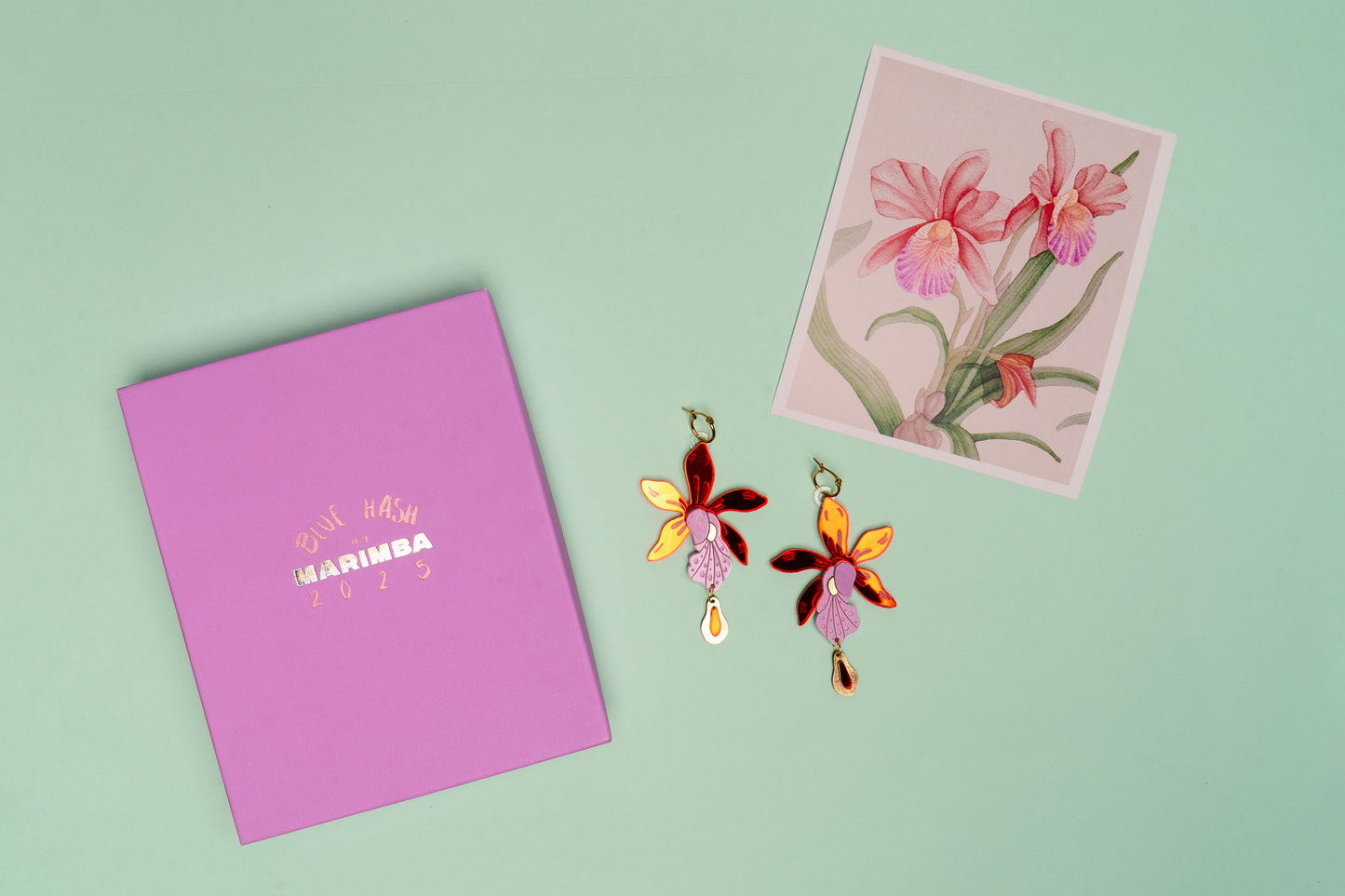 Orquídea - Blue Hash by Marimba
