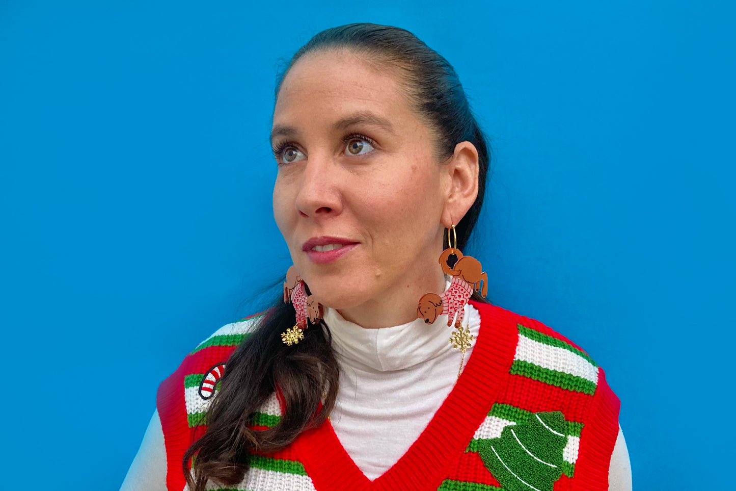 Aretes Gatitos con Suéter