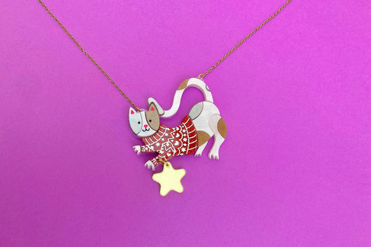 Collar Gatitos con Suéter