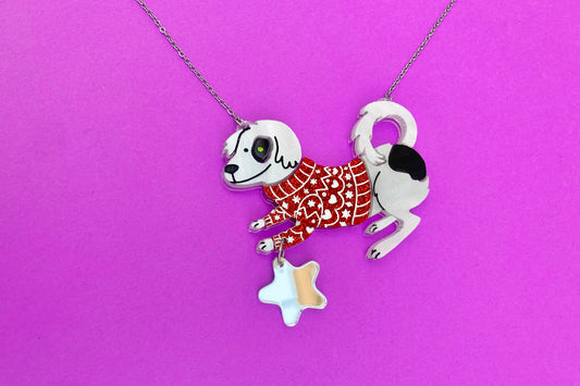 Collar Perritos con Suéter