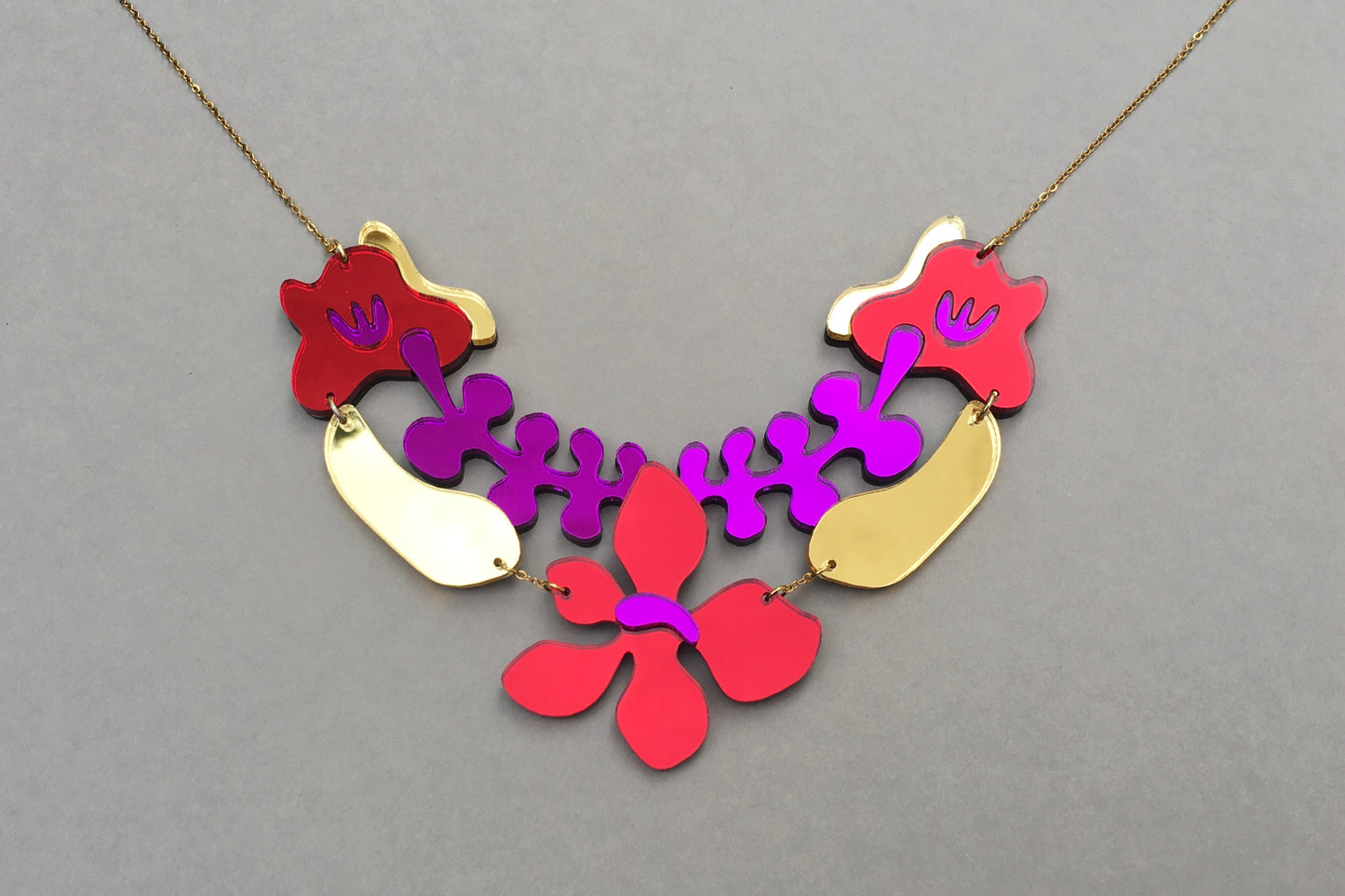 Acrylic Bloom Necklace 