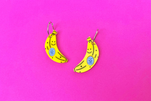 Aretes Banano