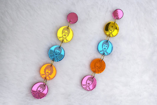 Sgt Pepper's Acrylic Earrings