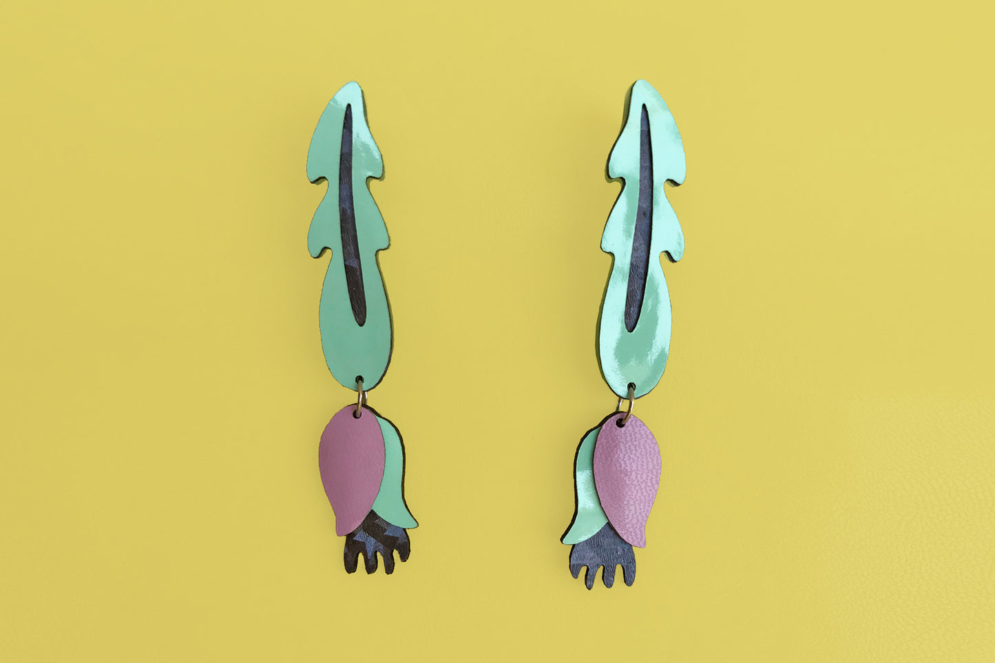 Long Leaf Earrings