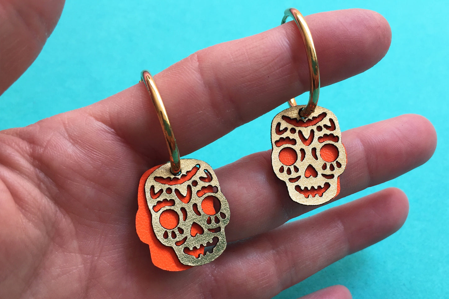 Skull earrings