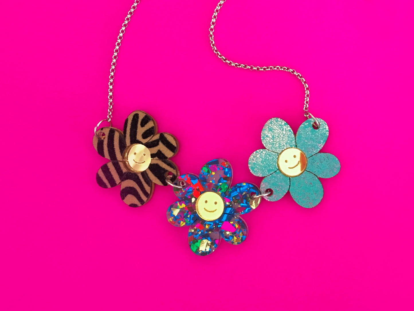 Happy Flowers Necklace