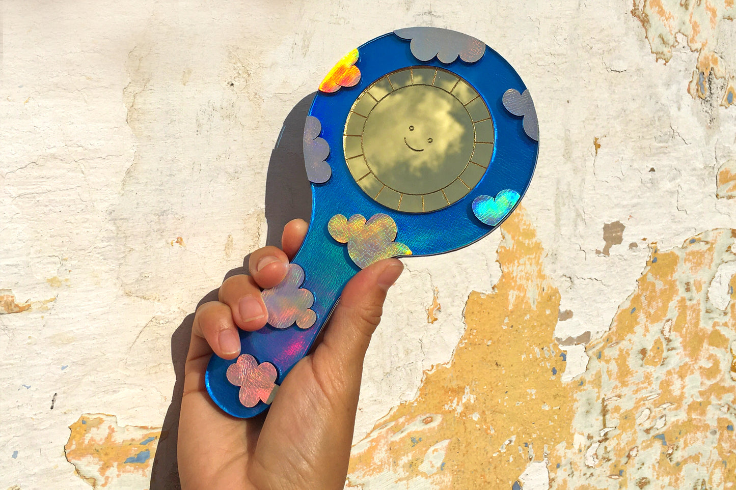 Sun and Moon Hand Mirror - Double Sided